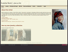 Tablet Screenshot of loretta-scott.com